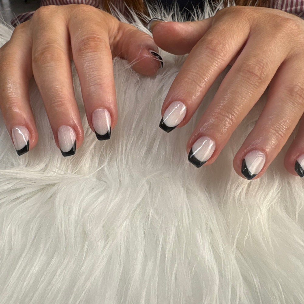 French Tip Gel Manicure at Soul Shine Nails in Marysville, OH
