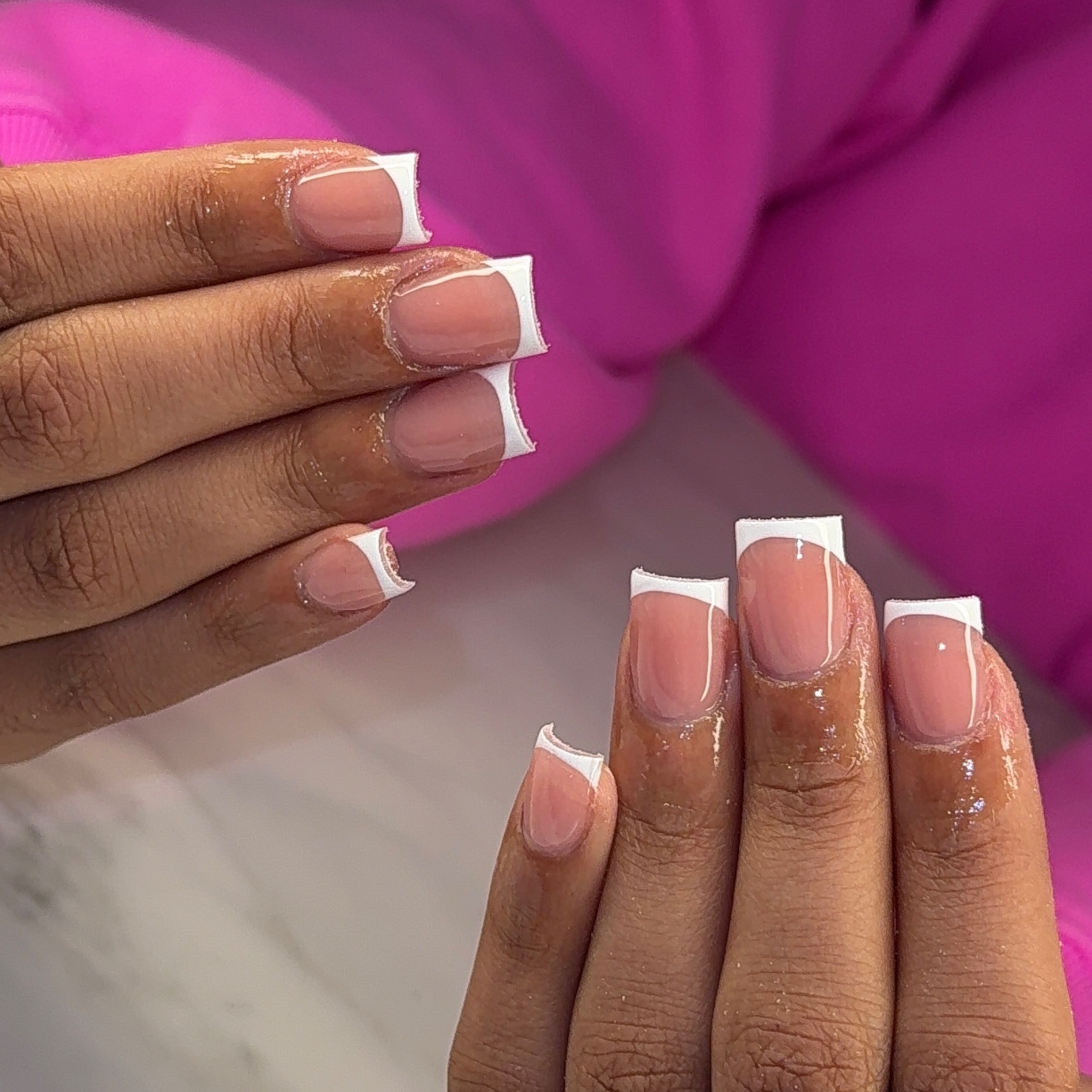 Short Acrylic Full Set at BEAUTY MARKED in Rockaway, NJ