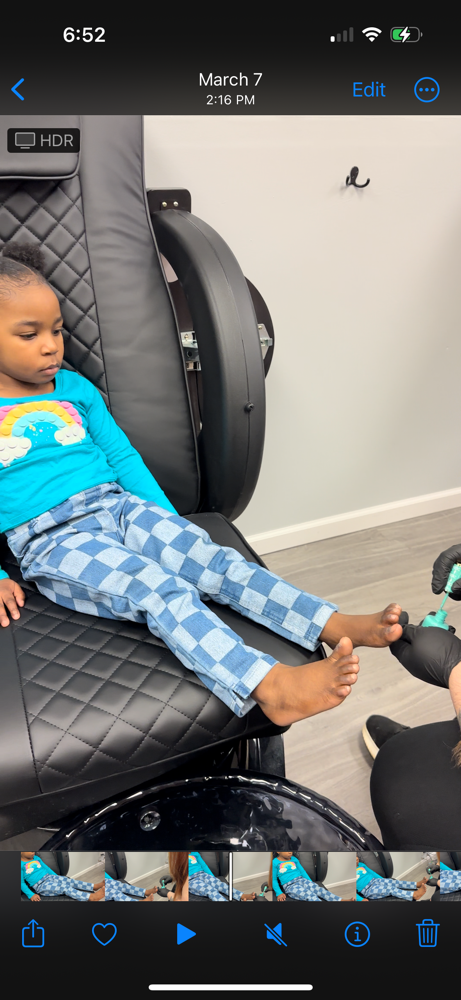 LIL KING/QUEEN PEDI (12&⬇️)