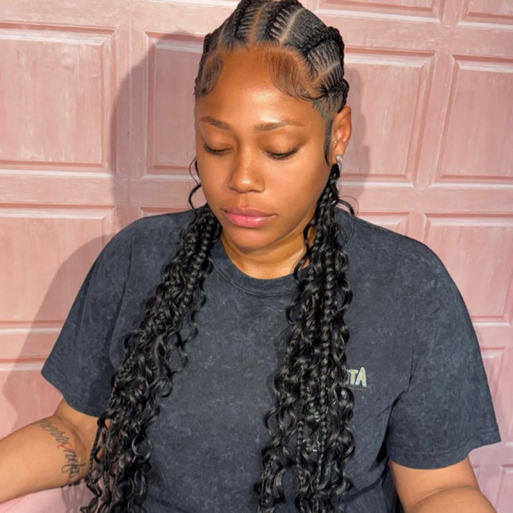 6 Boho Stitch Braids 🎀 at The Hair Confidence in Kansas City, MO