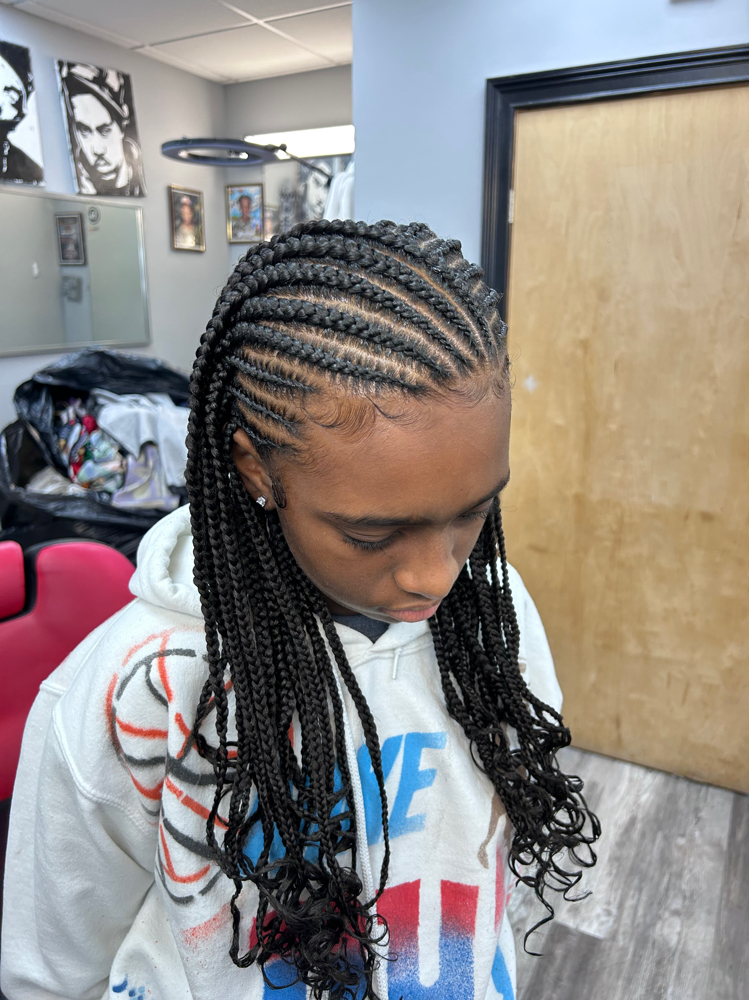 Tribal/Fulani Knotless braids