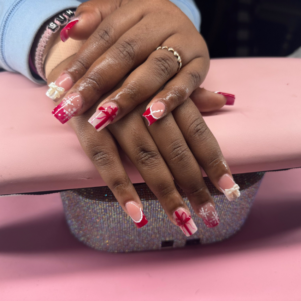 Medium Acrylic Full Set at Refined Beauty & Co LLC