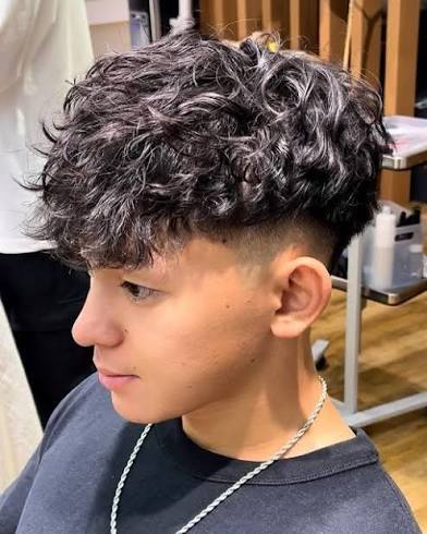 Men's Hair Texturizing Perm