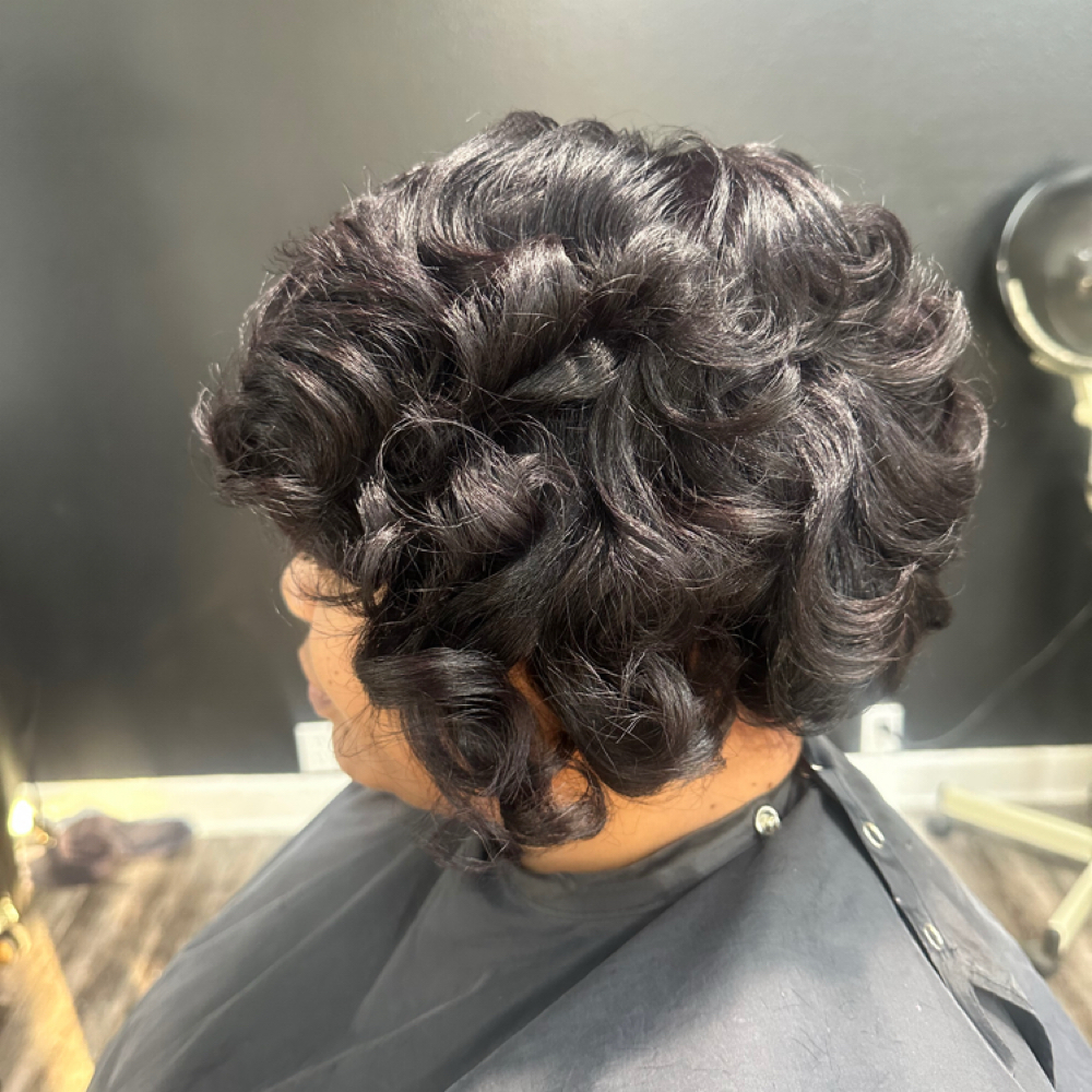 Relaxer + Hair Cut + Rinse at The Beauty Lab Experience in Gretna, LA