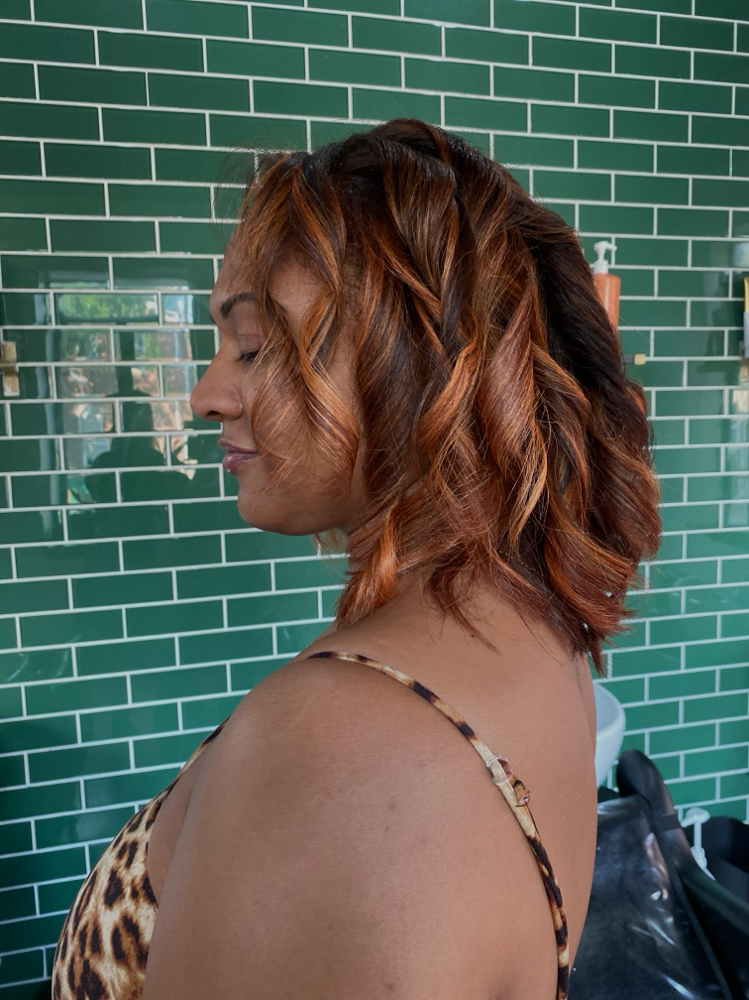 Gloss at The Curl Pin in Alexandria, VA