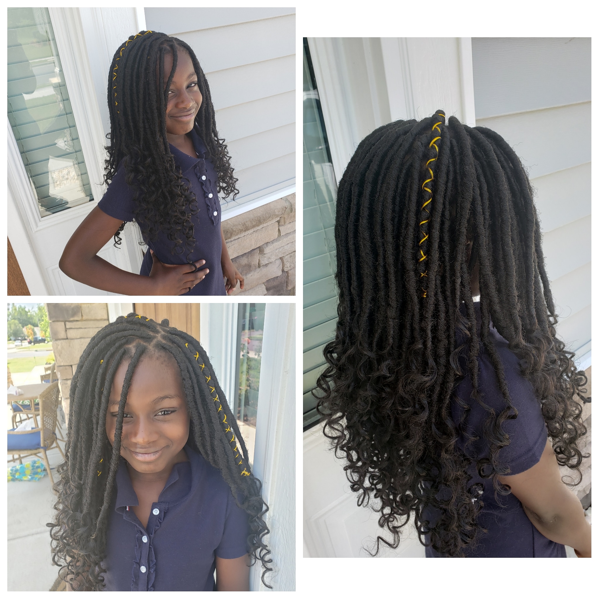 kids faux locs [6 and under]