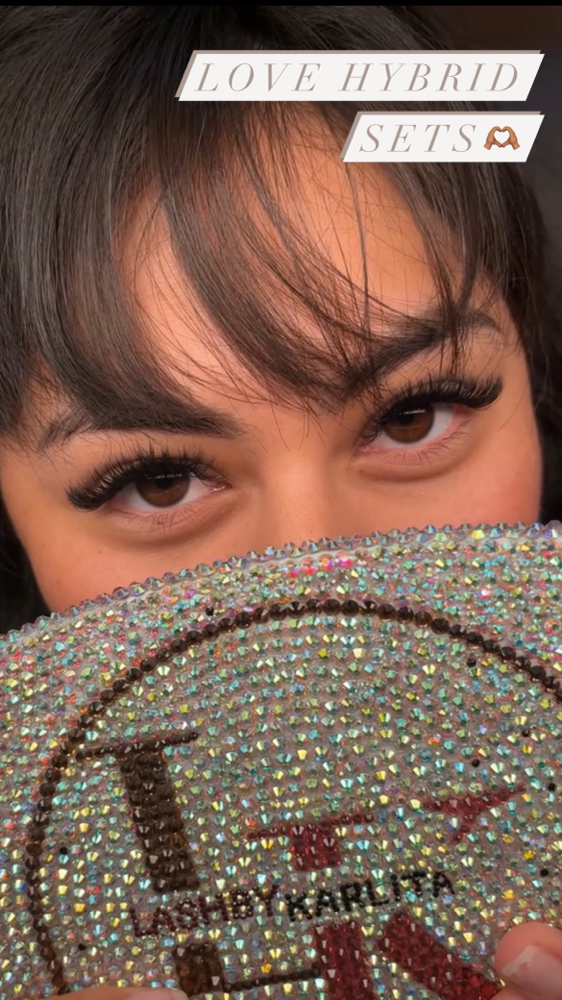 Hybrid Lashes at LashByKarlita in Amarillo, TX