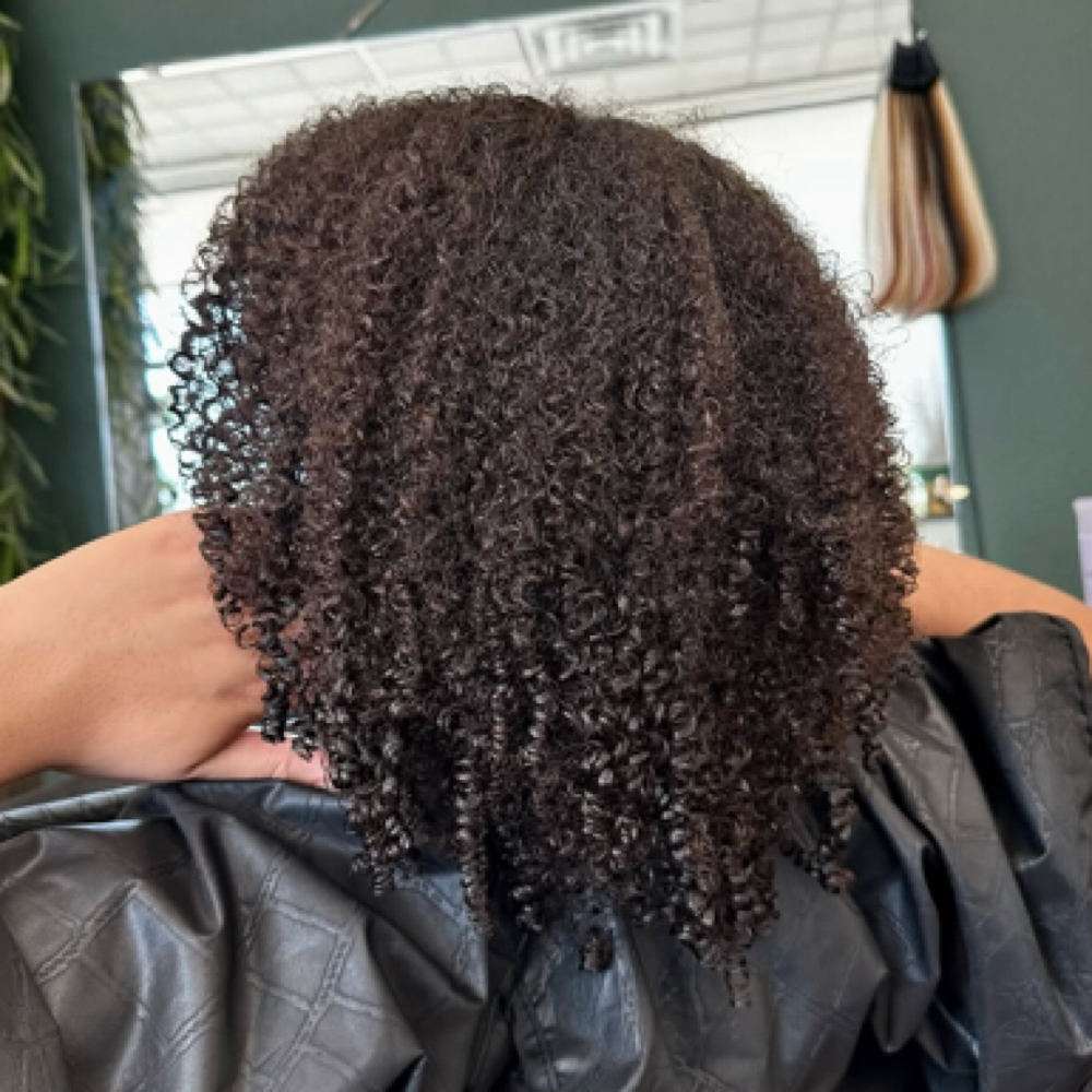 Curly Haircut at Chosen Haven Salon in Menasha, WI