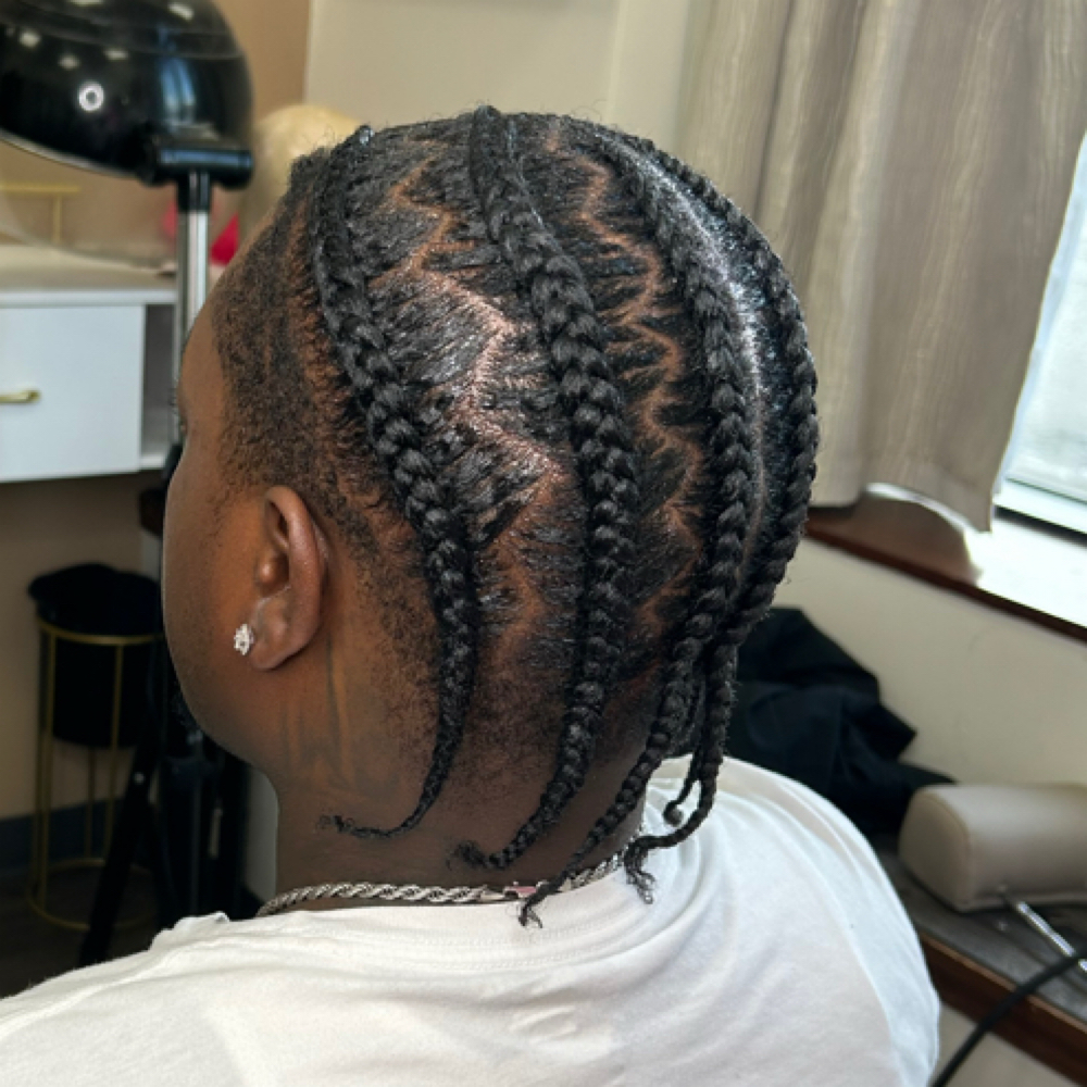 Men Braids (6) at Russia Letrice in Oak Lawn, IL