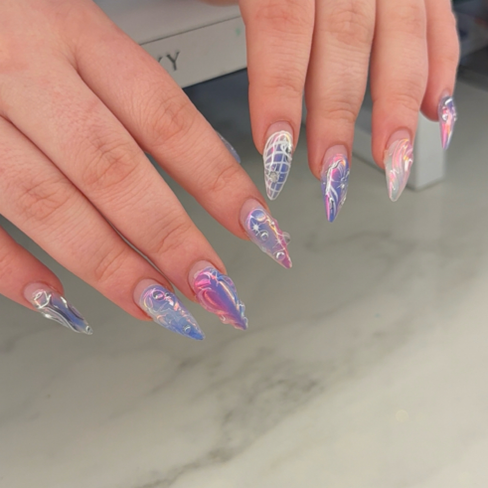 Long Acrylic Fill at BEAUTY MARKED in Rockaway, NJ