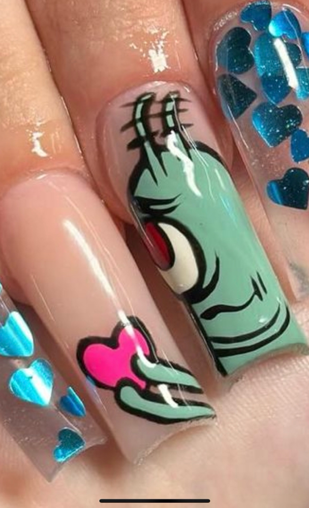 Charcter Nail Art