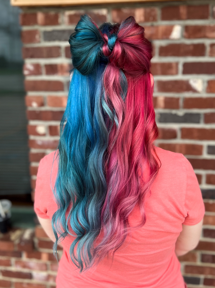 Prom Hairstyle with Shampoo at Hair by Melanie Y. in Muskogee, OK