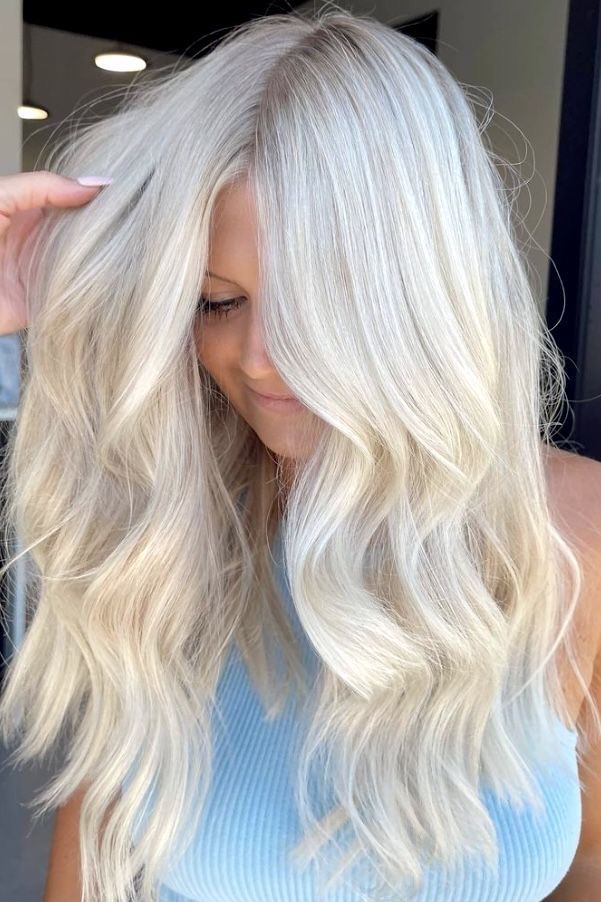 Ice queen Blonde at Southern Roots Salon in Milford, MI