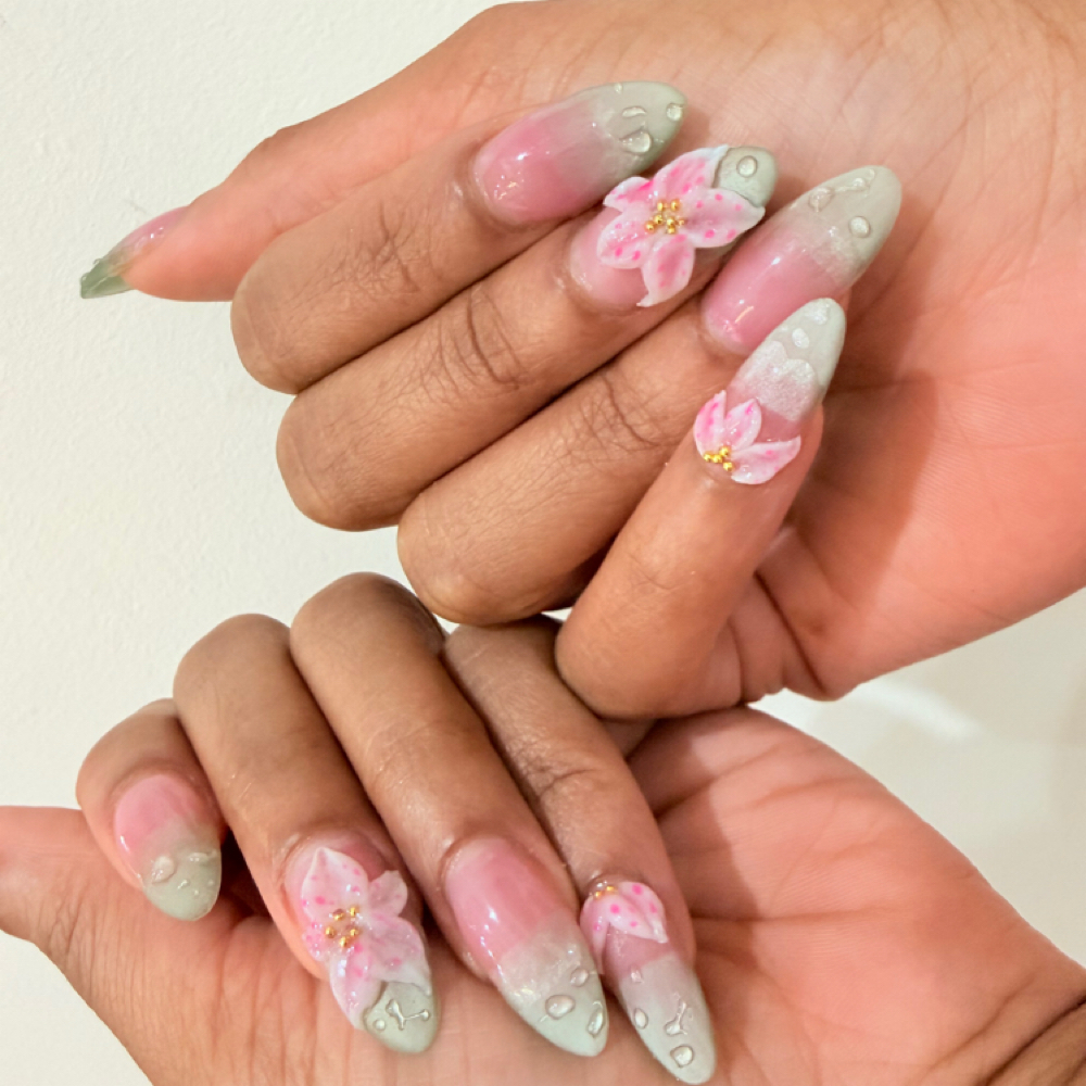 Gel X fullset W/ Nail Art at Nail Bestie in pittsburgh, PA