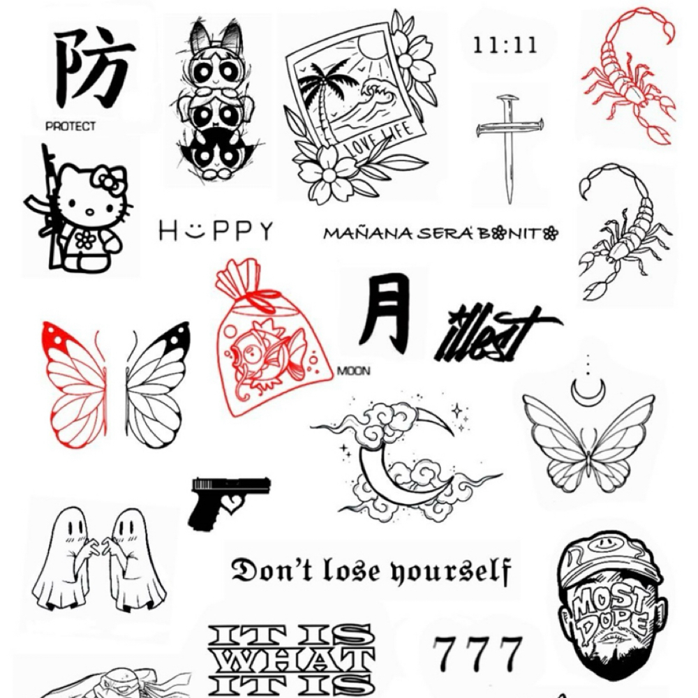 Tattoo Flash at Deeper than Skin in Fayetteville, NC