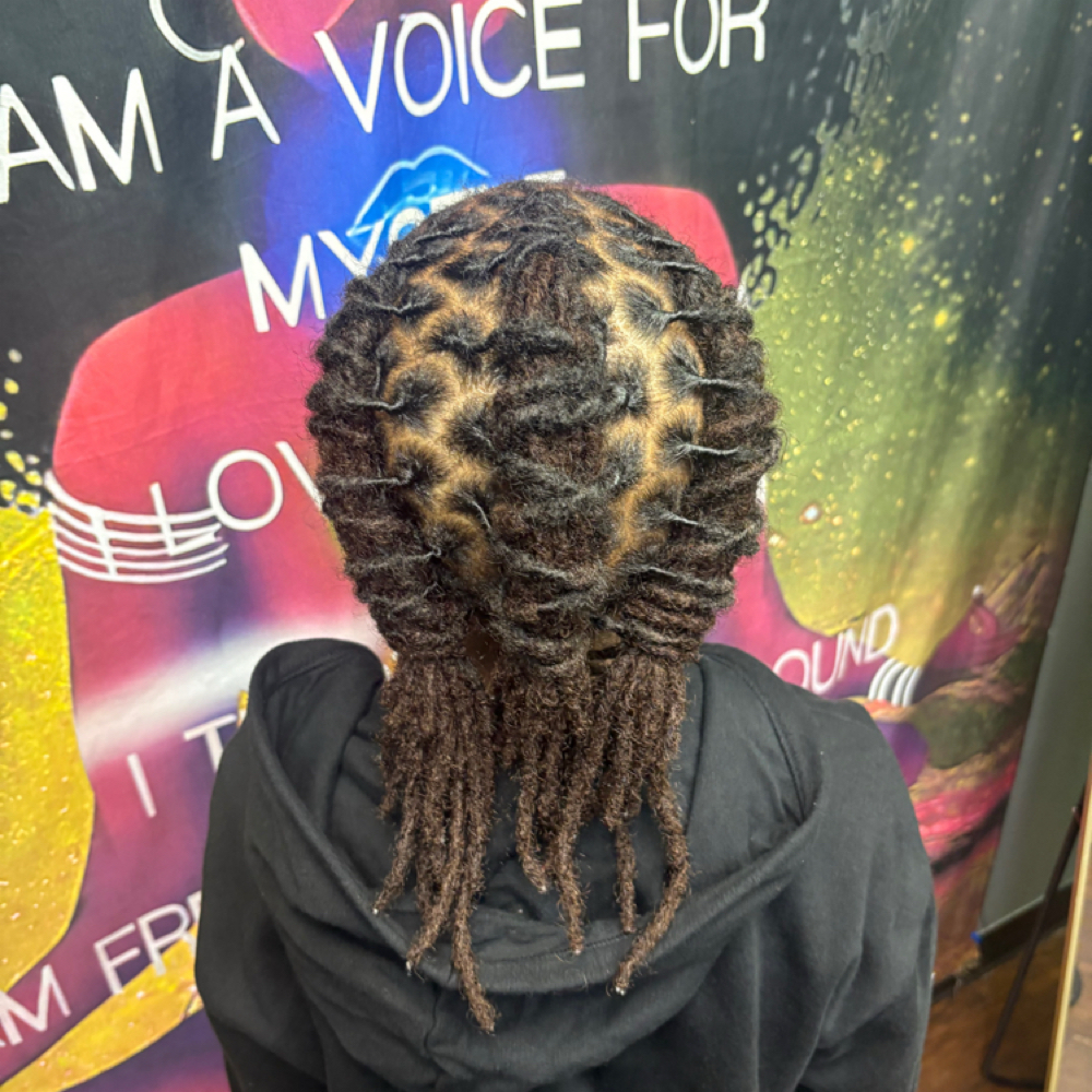 Kids Locs 8-12YR PAST THE SHOUDLER at LOVINGMYLOCS in Duncanville, TX