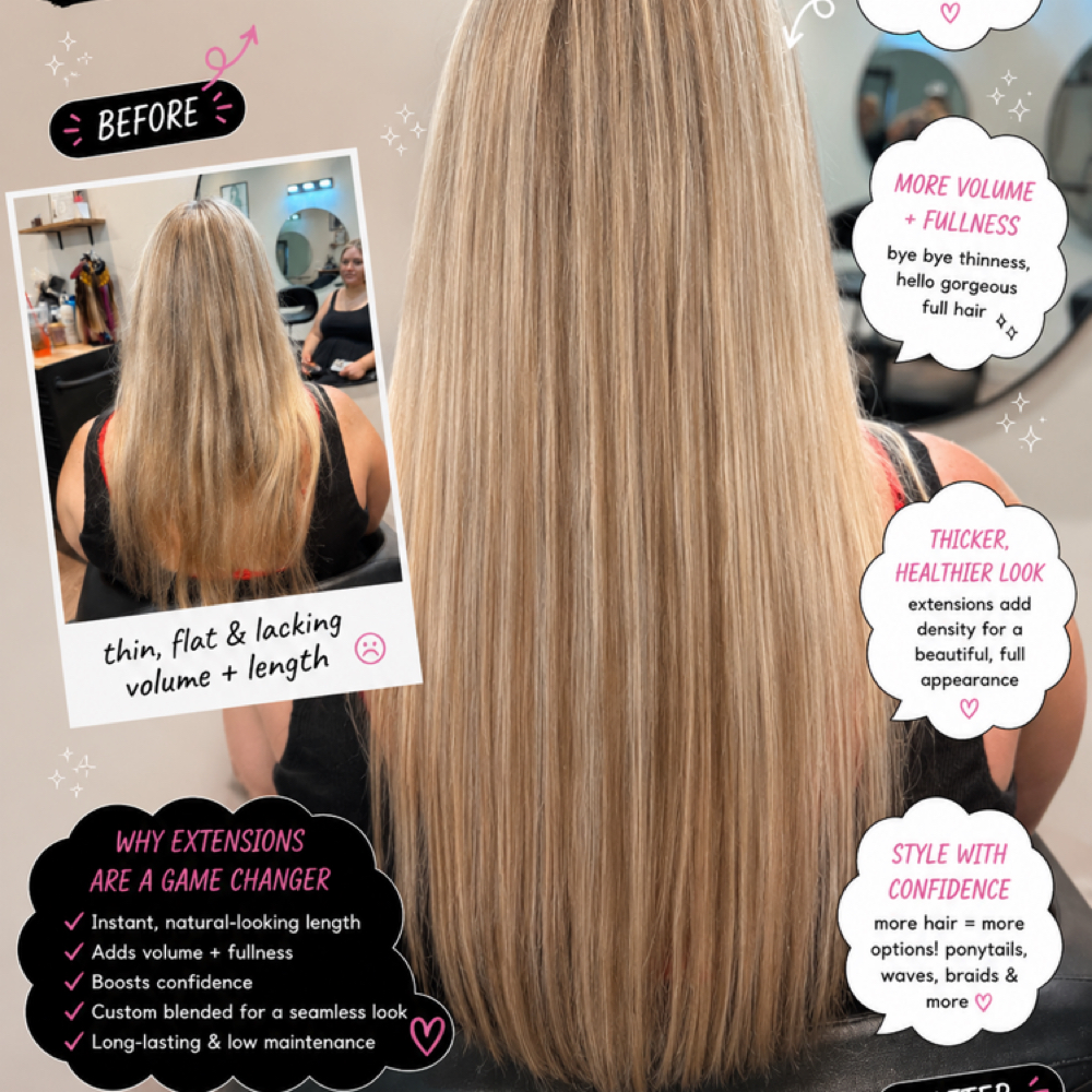 Extension Install at Remedy Salon in Sherrill, NY