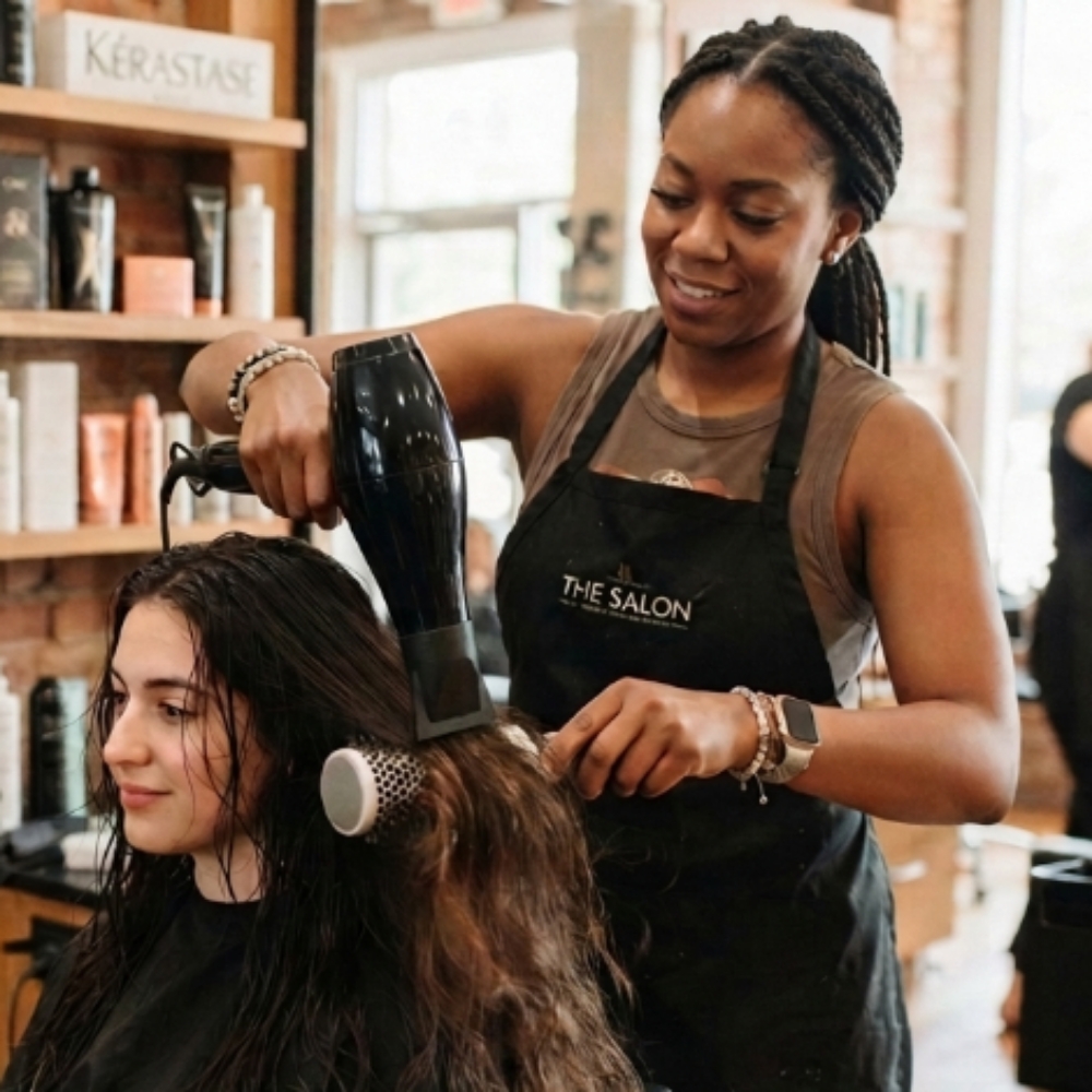 Long Thick Hairct/Blowdry at Haus of Reign Inside Edward Douglas Salon in Homewood, IL