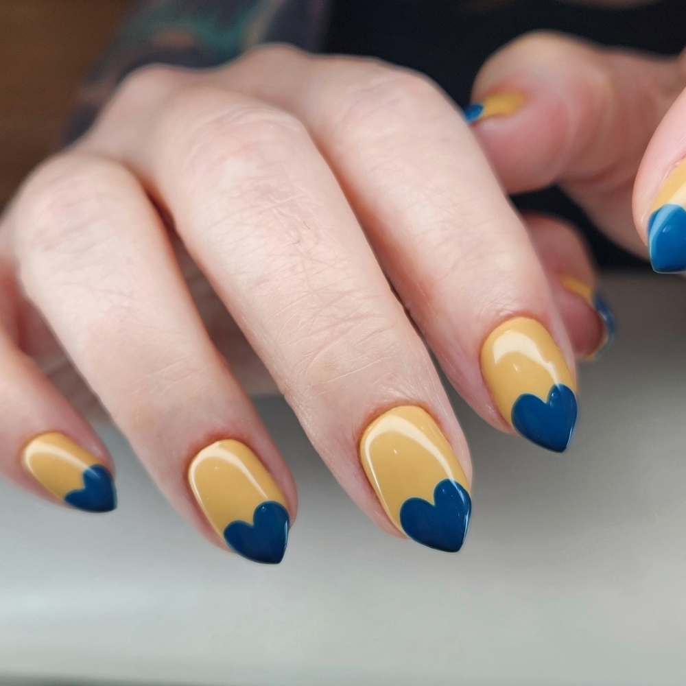 Dry/E-file mani + Level 1 nail art at nailart_by_erin in The Woodlands, TX