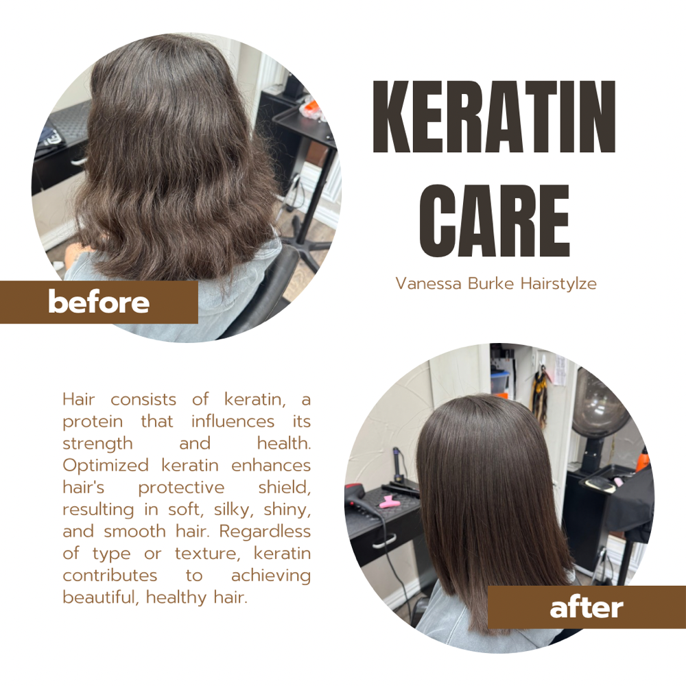 Keratin Smoothing Treatment at Vanessa Burke Hairstylze in Rockwall, TX