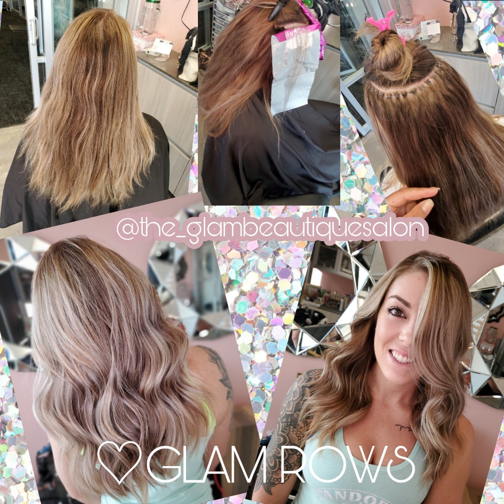 GlamRows Hand Tied Extensions