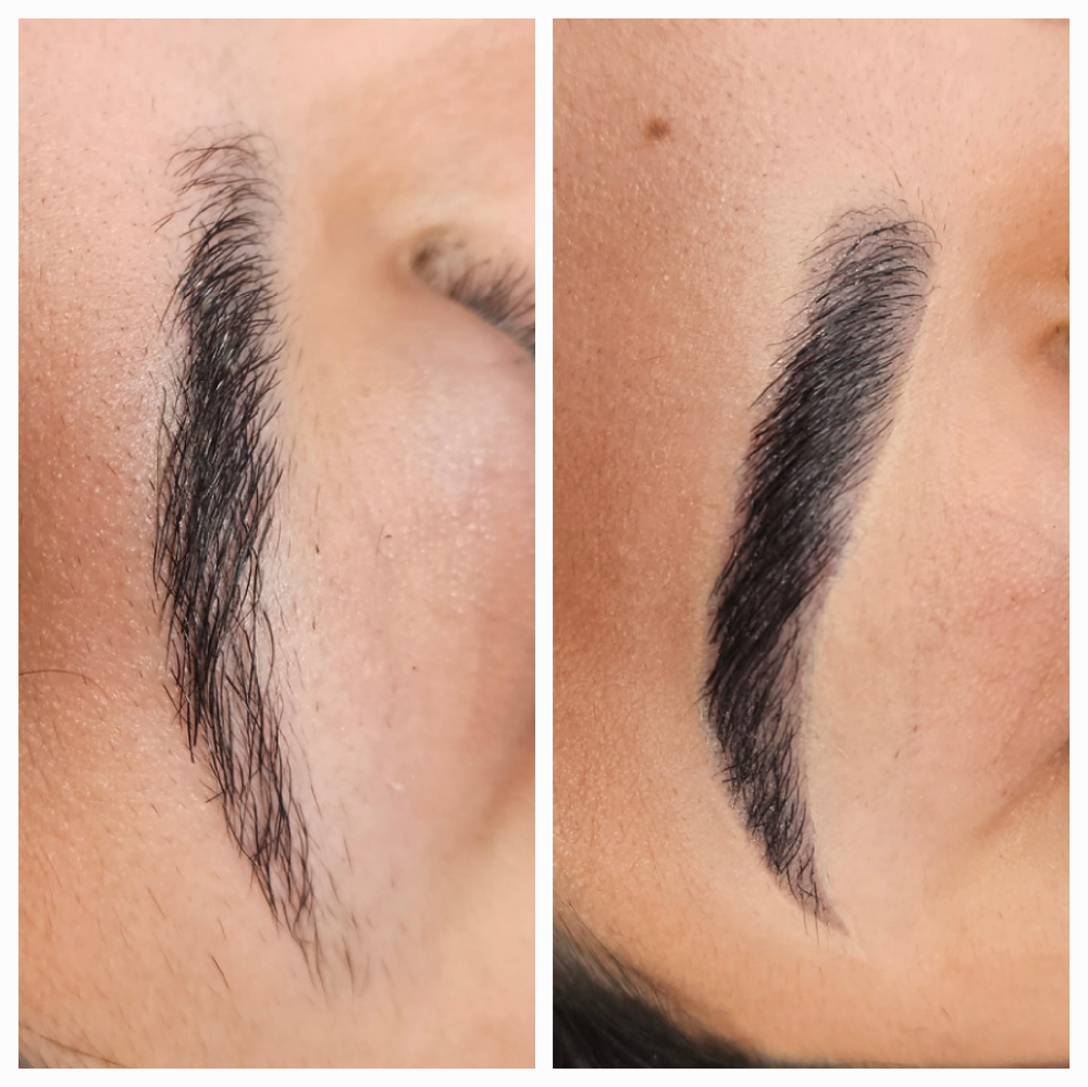 Eyebrow Tinting And Threading