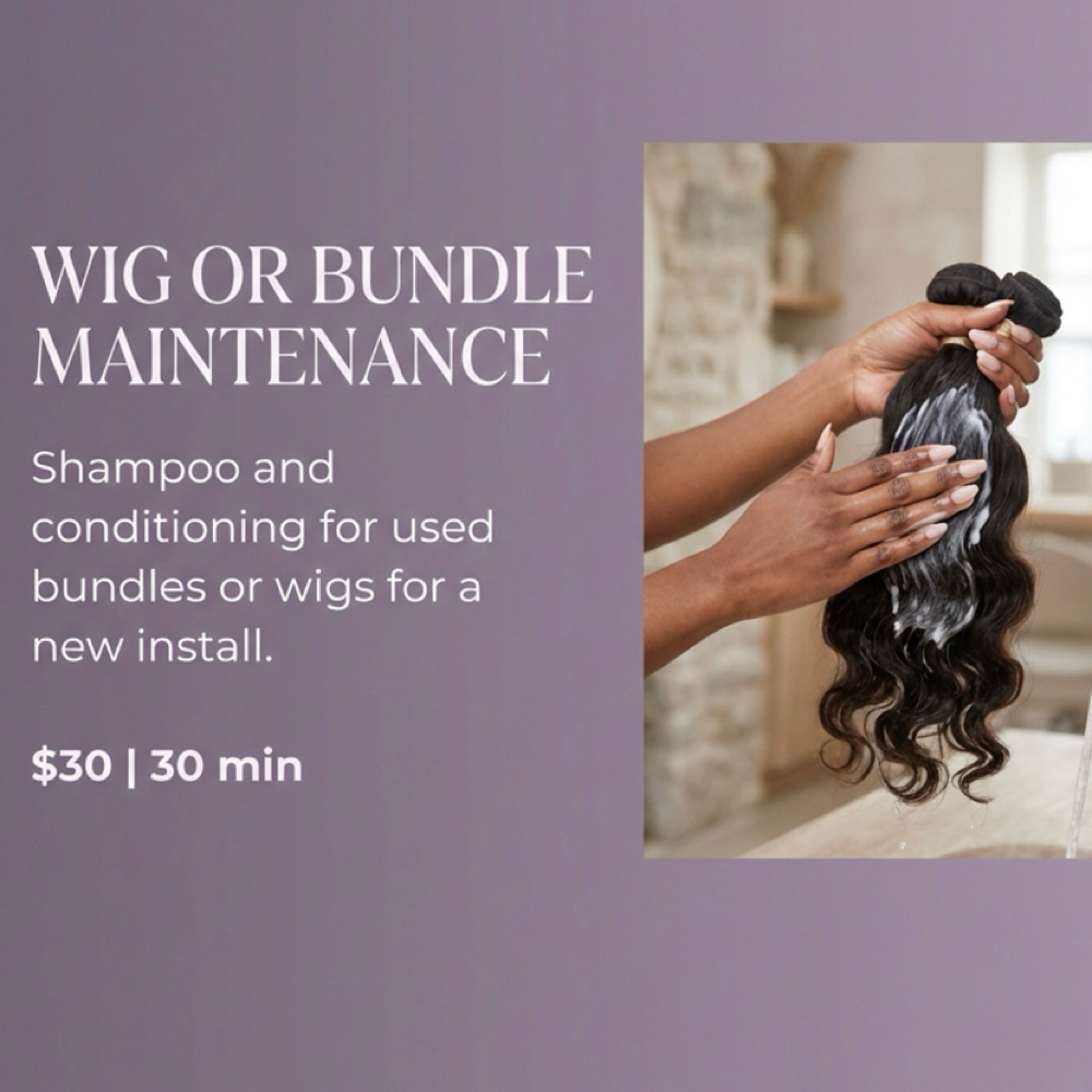 Wig Or Bundle Maintenance at Hair by J’Rena’ in Lawrenceville, GA