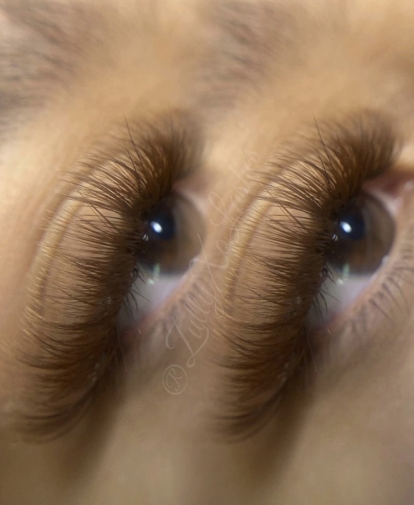 BROWN LASHES full Set