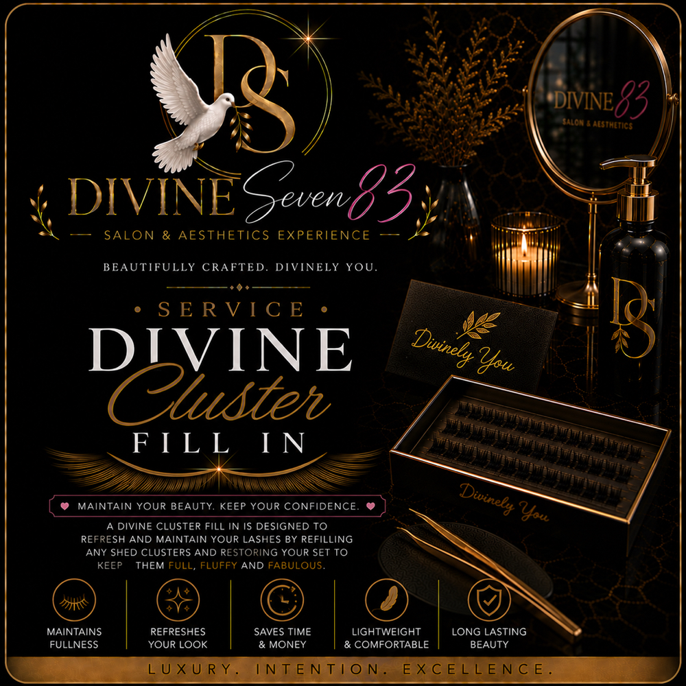 Divine Cluster refill at Divine Sevyn83 Salon & Aesthetics in Alexandria, LA