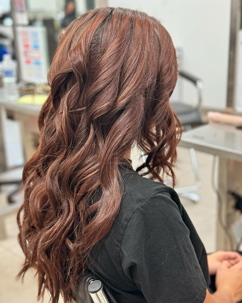 Curl/iron at Hair gloss by Sofia in Oswego, IL
