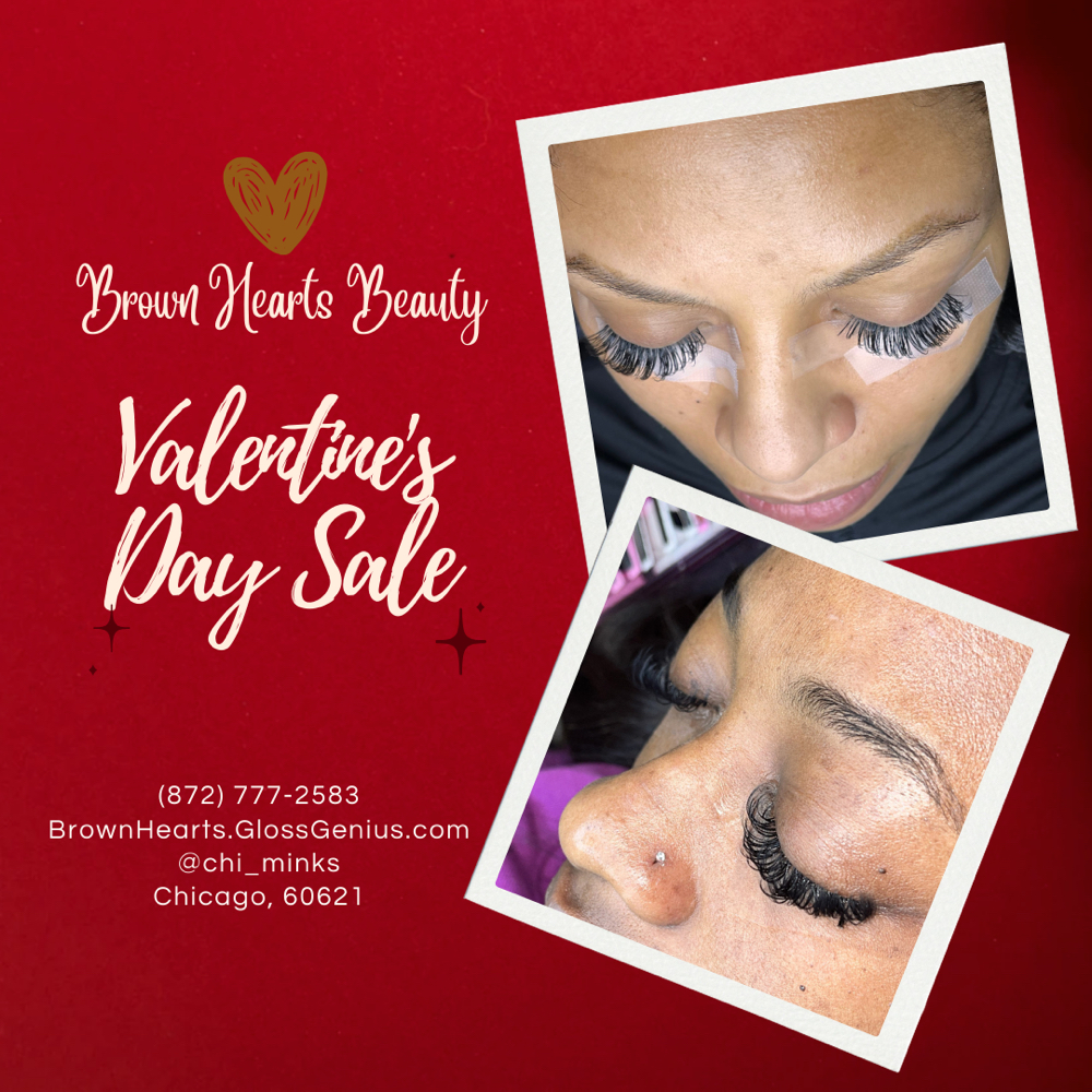 VDAY GLAM SETS at Brown Hearts Beauty Services LLC in Chicago, IL