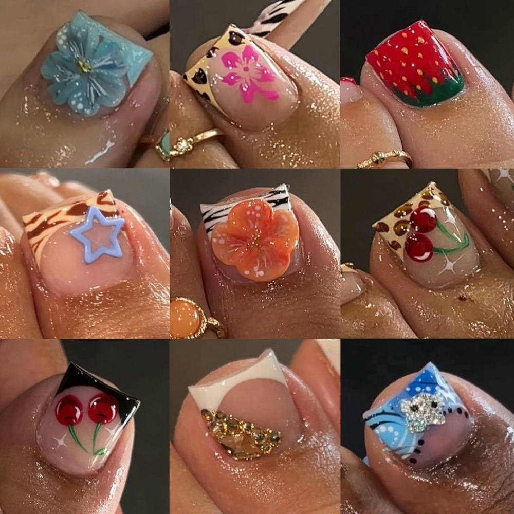 Toe nail Art at SoHo Nail Lab in Fayetteville, NC