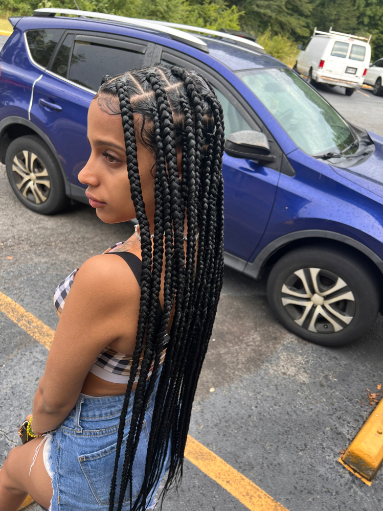Large Knotless Hair Included at Perfect braids and locs in Atlanta, GA