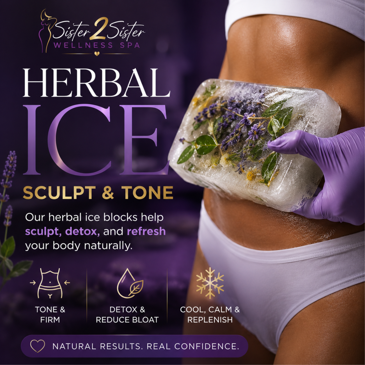 Ice Body Tightening at Sister2Sister Wellness Spa in Mesquite, TX