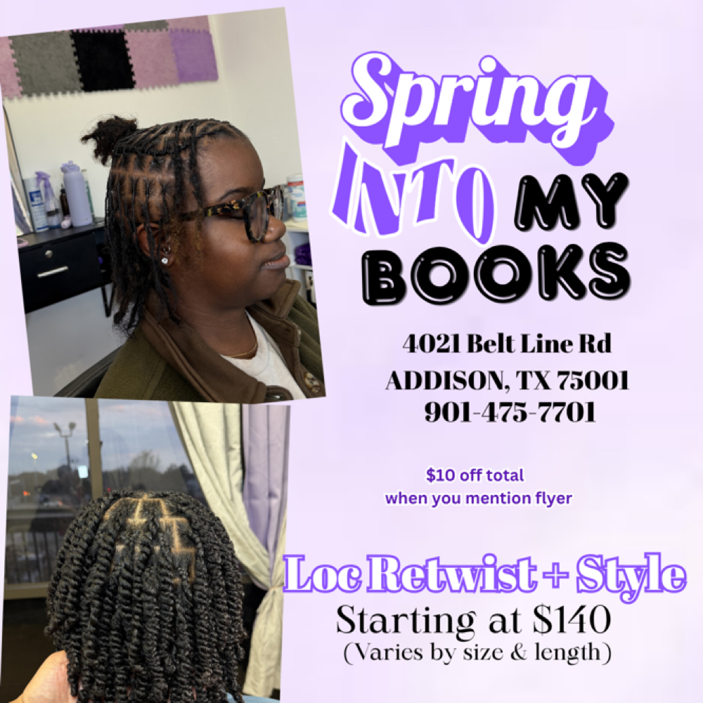 Spring Into Locs 🌸 at Intrinsting Styles in Addison, TX