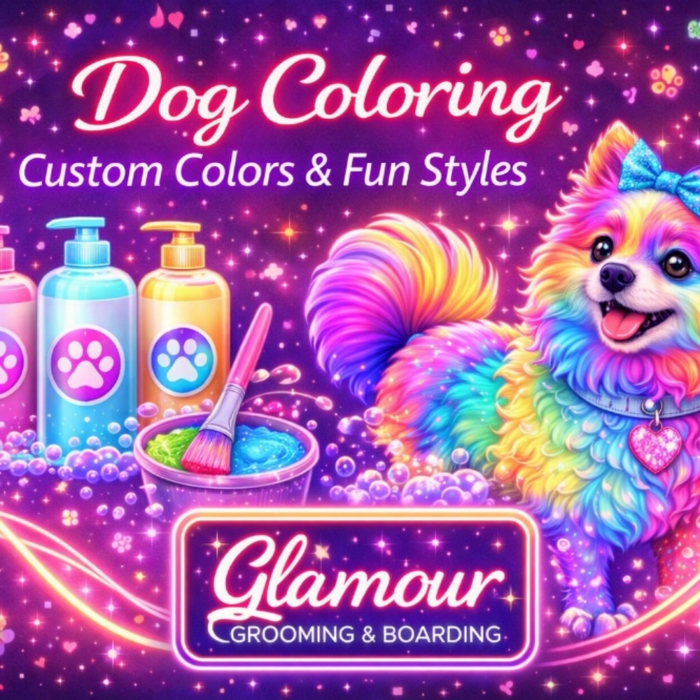 Color-My-Pup at Glamour Grooming And Boarding in Memphis, TN