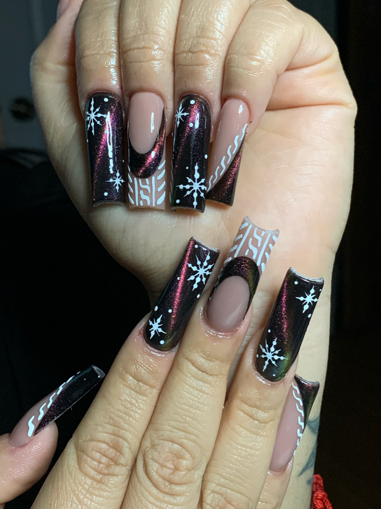Textured Nails Art 10 Fingers
