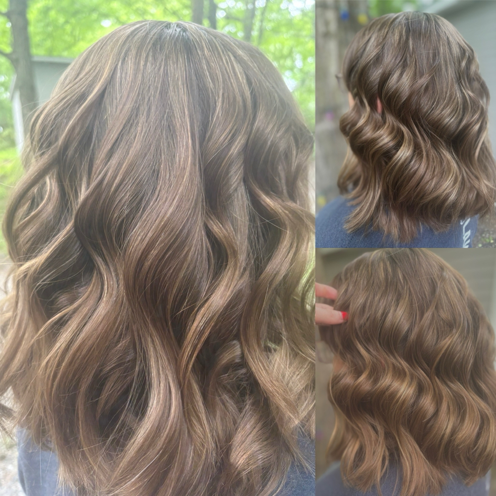 Root Melt / Lowlight Add On at Cottage Glow Hair Studio LLC in Swanton, VT