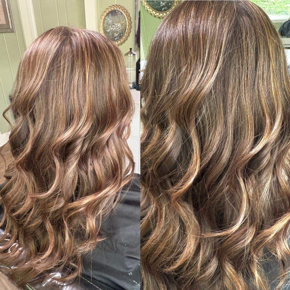 Root Melt / Lowlight Add On at Cottage Glow Hair Studio LLC in Swanton, VT