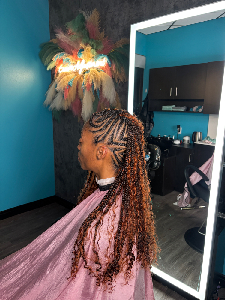 Braided Mohawk(w/ Boho)