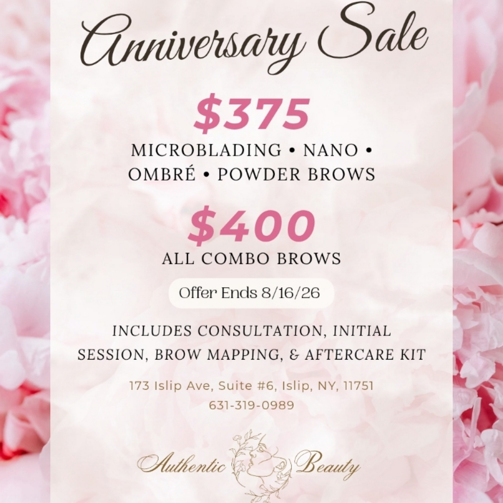 Anniversary Sale at Authentic Beauty LLC in Islip, NY