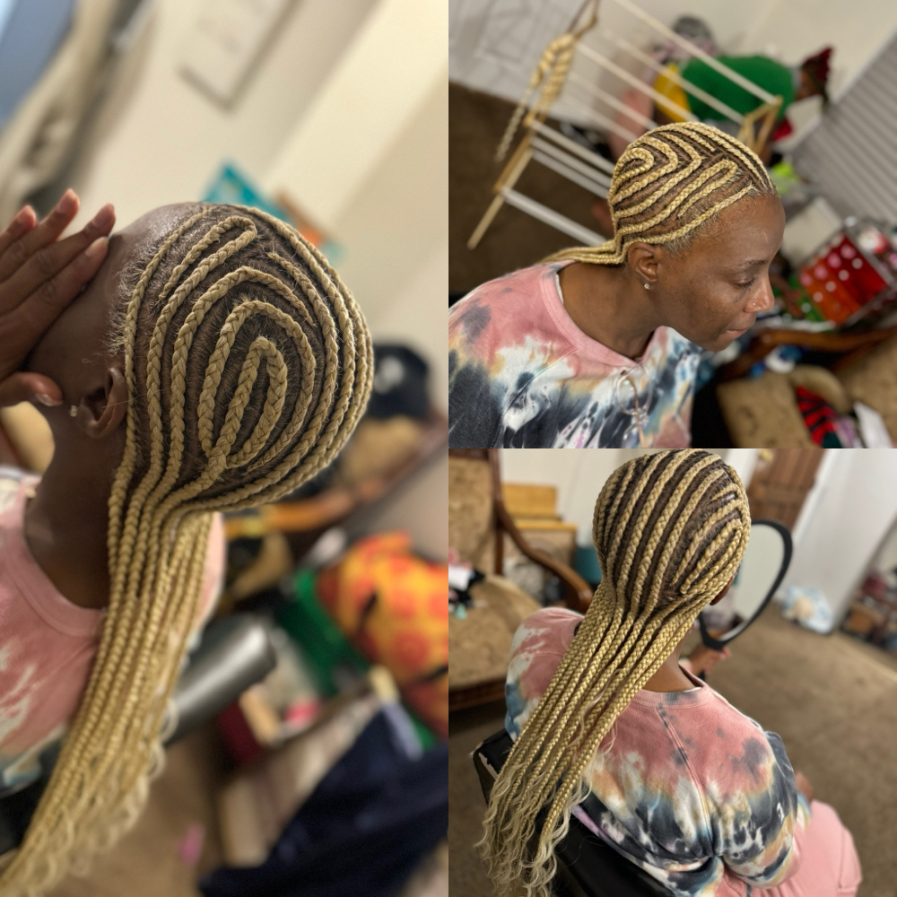 Medium Straight Back