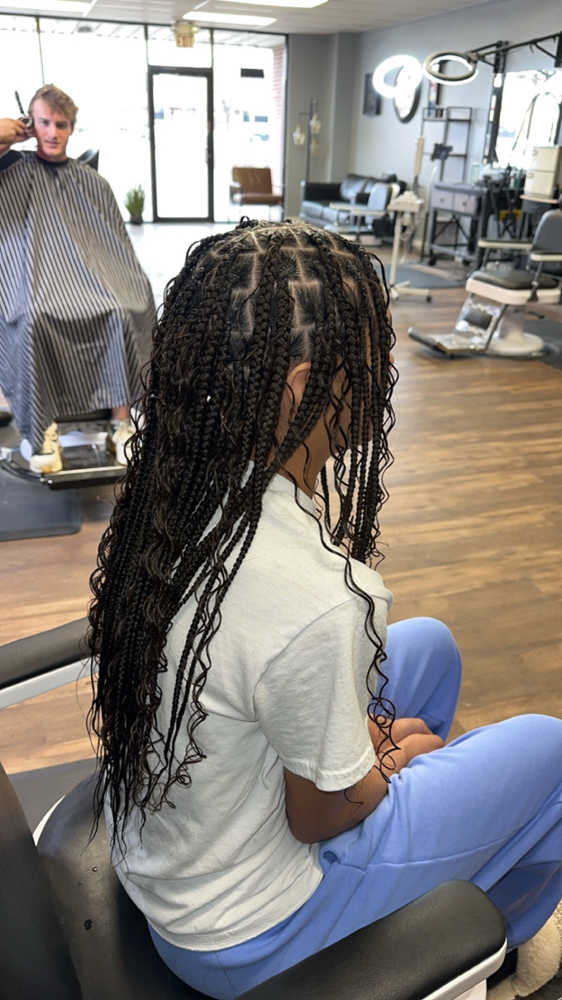 Knotless Bohemian Braids