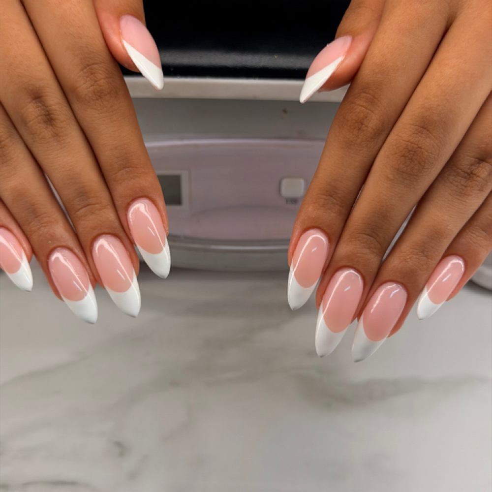 french tip at jazz does nails in Bellevue, WA