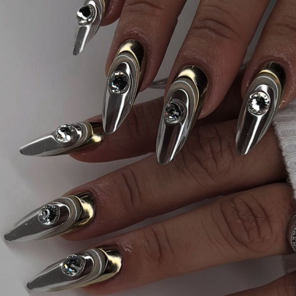 • HARD GEL+DUAL FORMS• at Cherry bomb art studio in Savannah, GA