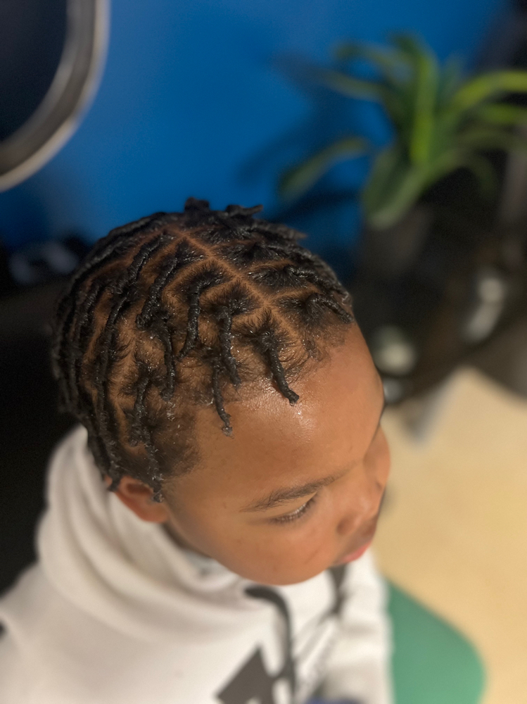 Kid starter locs