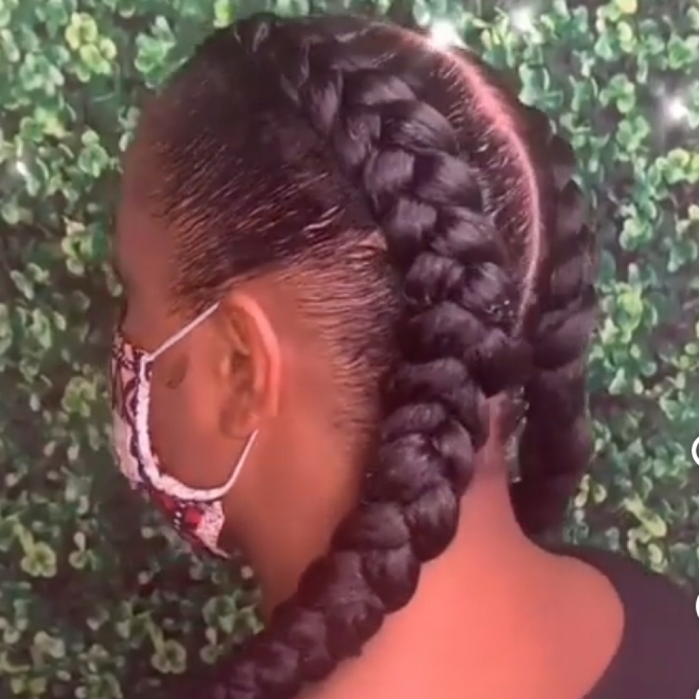 2 Feed In Braids at Glamour Touch by Che' in Durham, NC