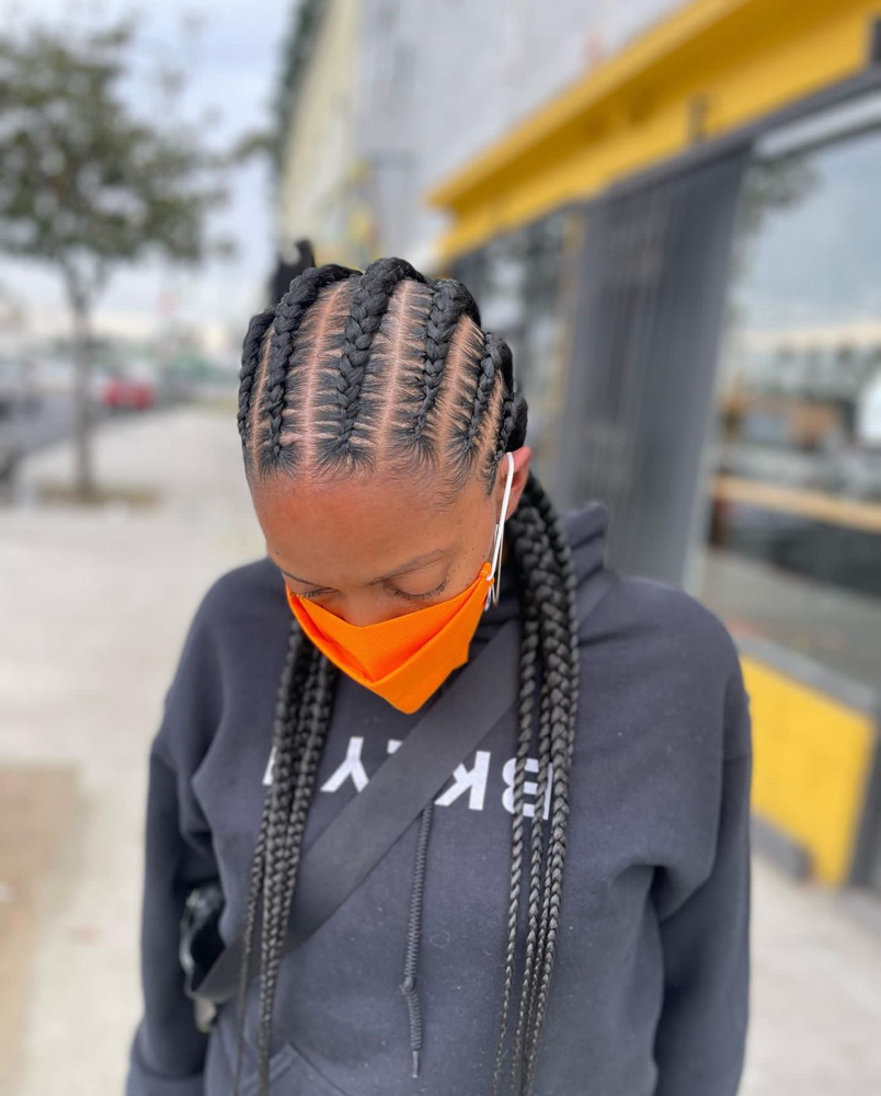Stitch Cornrows (8) at QueenDi Beauty in Los Angeles, CA