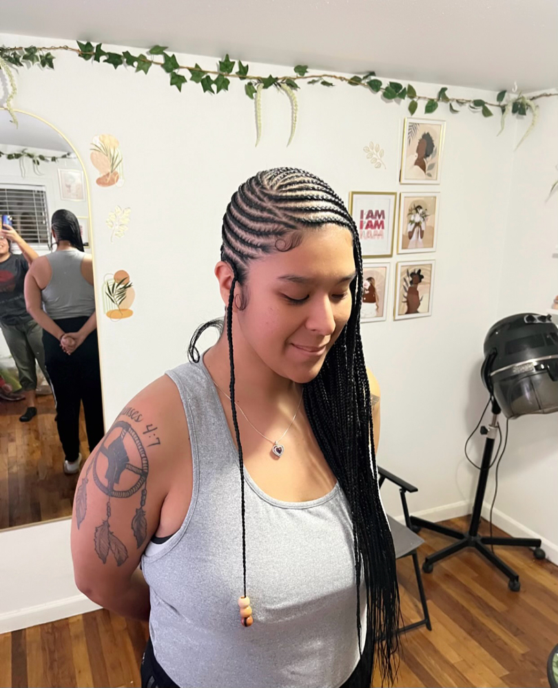 Intricate Feed In Braids