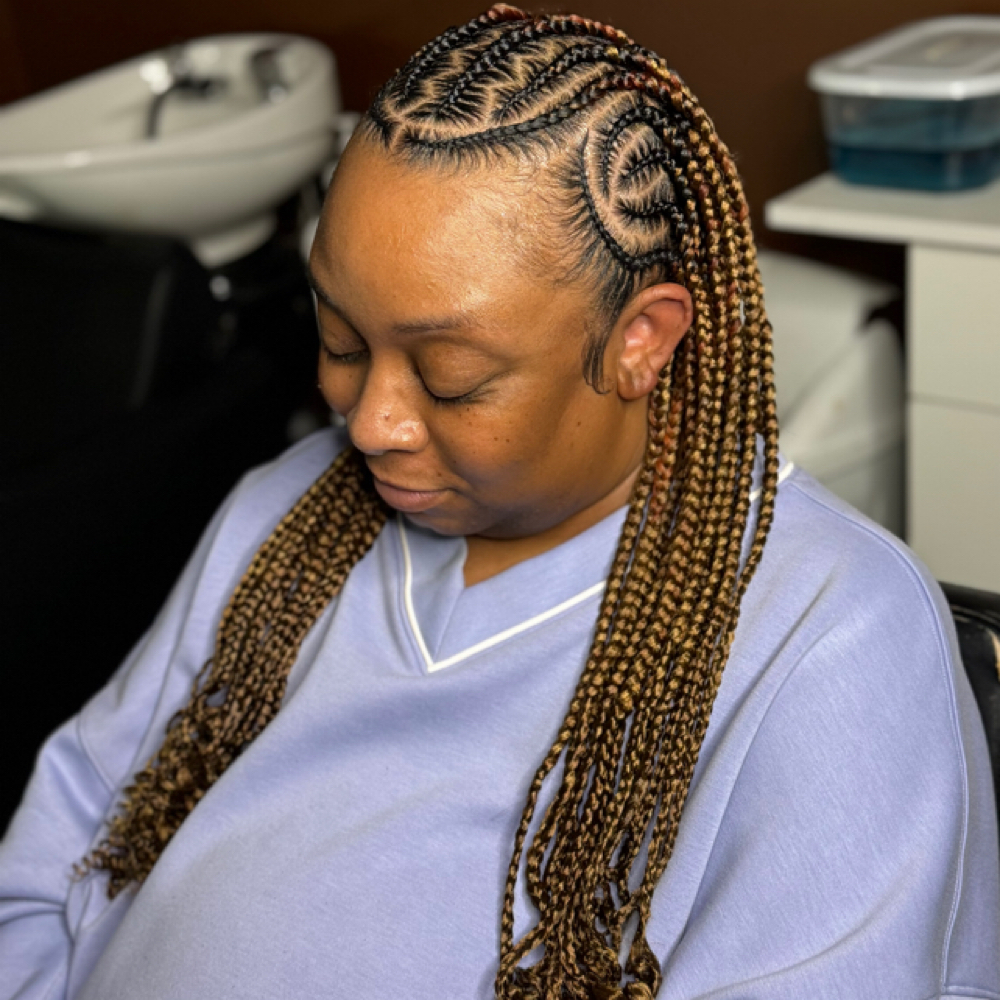 Medium Fulani Braids at Kyra D. The Stylist LLC in Hoover, AL